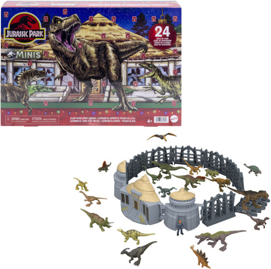 Jurassic World 2026 Adventskalender med Mini Dinosaurus Figurer Jurassic World 2026 Adventskalender med Mini Dinosaurus Figurer