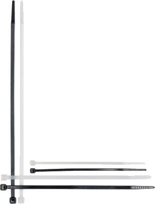 Kabelbinder 4.5 X 190 Mm Sort 50 Stk.