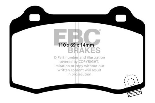 Bremseklosser EBC Brakes DP41788R Bremseklosser EBC Brakes DP41788R