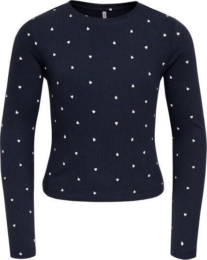 Kids Only Kogbella Life Aop L/S Top Jrs Noos Navy 158 164