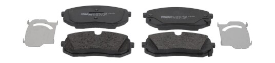 Bremseklosser sett FERODO FDB5508 Bremseklosser sett FERODO FDB5508