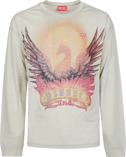 Diesel Herre Topper Beige XL, Diesel Herre Topper Beige XL,