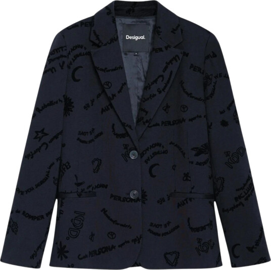 Desigual Dame Jakker Svart M, Desigual Dame Jakker Svart M,
