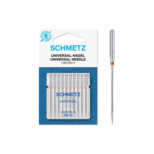 Schmetz Universalnål 80/12 130/705 H, 80/12, 10-pack Schmetz Universalnål 80/12 130/705 H, 80/12, 10-pack