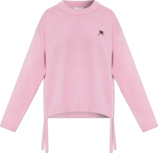 Ganni Dame Strikkevarer Rosa L Ganni Dame Strikkevarer Rosa L