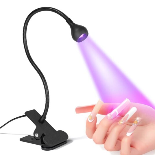 Nsf Negle Tørketrommel Lys UV lampe 395nm Bølgelengde Clip-on Desk Mini USB For Gel Nails Ongle Manikyr Salon Verktøy