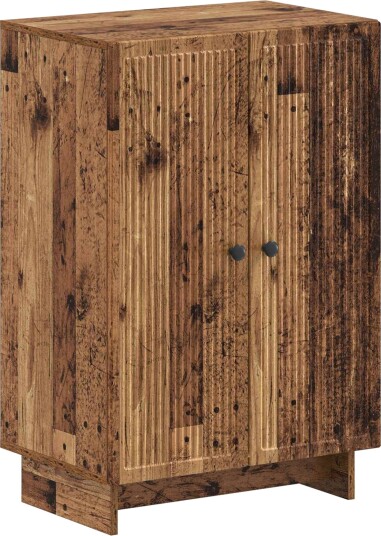 vidaXL Sko Skap EDE 59,5 x 39,5 x 90 cm Konstruert tre Gammelt tre