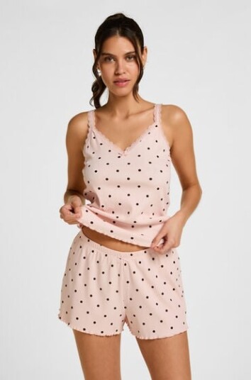 Hunkemöller Pyjamas Shorts Rosa Hunkemöller Pyjamas Shorts Rosa