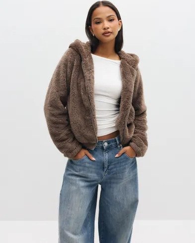Only - Brun - Onlnewanna Contact Sherpa Jkt Otw N