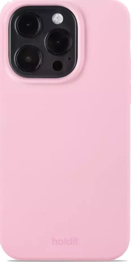 Holdit iPhone 14 Pro Soft Touch Silikon Deksel - Pink