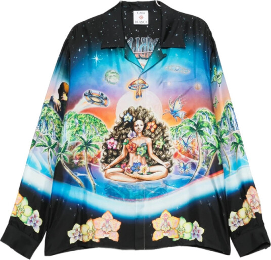 Casablanca Herre Skjorter Flerfarget L,