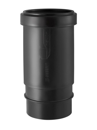 Geberit 110 mm Ekspansjonshylse med dobbel bryst for overvann, jord- og drensrør