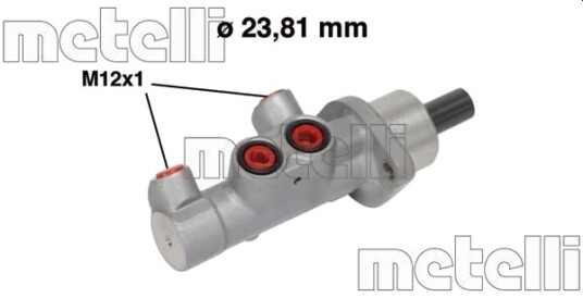 Hovedbremsesylinder METELLI 05-0587 Hovedbremsesylinder METELLI 05-0587