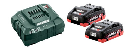 Metabo 18V LiHD Batteripakke med 2 x 4,0 Ah