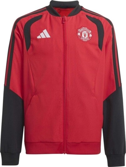 Manchester United Jakke Pre Match rød Barn adidas størrelse 152 cm Manchester United Jakke Pre Match rød Barn adidas størrelse 152 cm