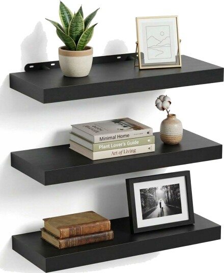 Vegghyllesett – perfekt for planter og dekor