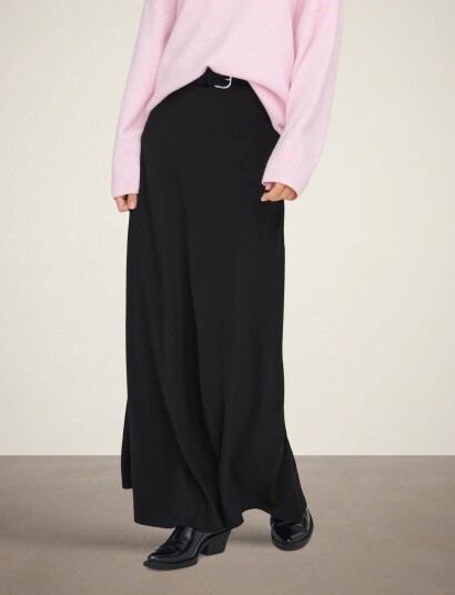 JDY Jdyaya Life Mw Maxi Skirt Wvn Noos Black XXL