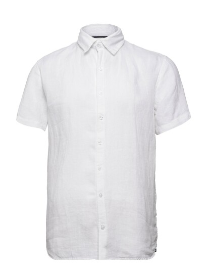 Sebago Linen Shirt Short Sleeve White XXL Sebago Linen Shirt Short Sleeve White XXL