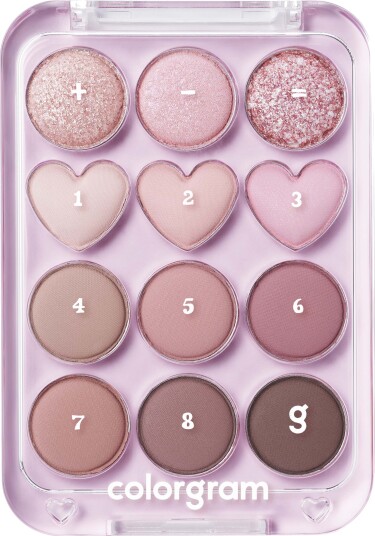 Colorgram Colorgram Pin Point Eyeshadow Palette Pink 9.9 G Colorgram Colorgram Pin Point Eyeshadow Palette Pink 9.9 G