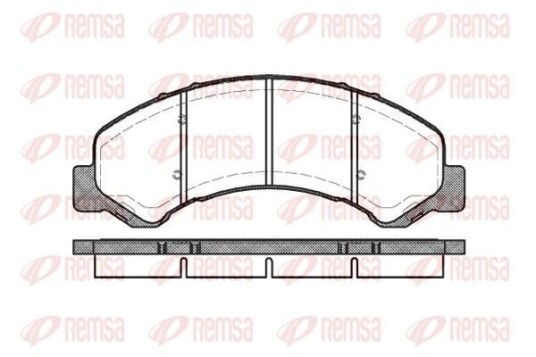 Bremseklosser REMSA 0763.00