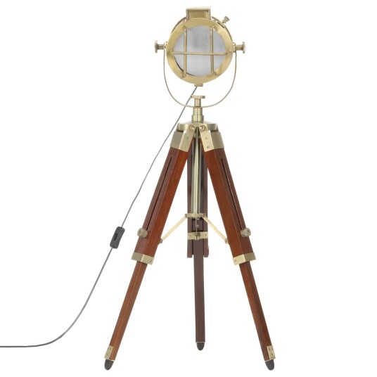 vidaXL Gulvlampe med stativ heltre mango 69 cm