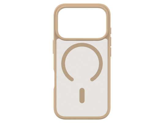 Key Frosted MagSafe Case iPhone 17 Pro Beige