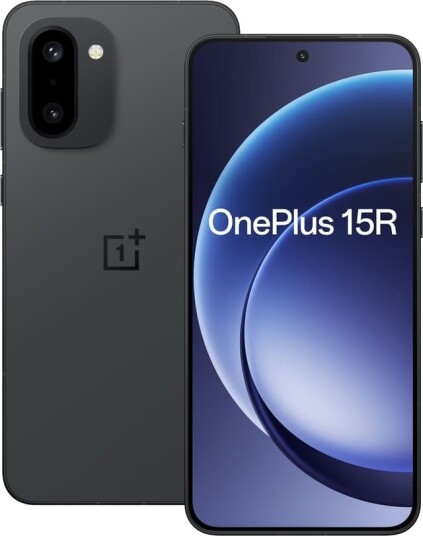 Oneplus 15R - 5G Smarttelefon - Dobbelt-Sim - Ram 12 Gb / Internminne 512 Gb - 6.83" - 2800 X 1272 Piksler (165 Hz) - 2X Bakkameraer 50 Mp, 8 Mp - Front Camera 32 Mp - Trekullsort