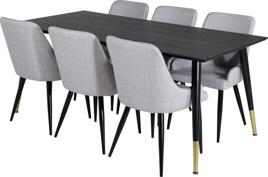 Venture Home Spisegruppe Venture Home Dipp med 6 Plaza Stoler GR19954