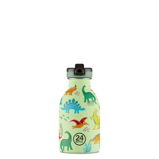 24Bottles Kids Collection Urban Bottle 250 ml m. sportslokk Jurassic Friends 24B936 24Bottles Kids Collection Urban Bottle 250 ml m. sportslokk Jurassic Friends 24B936