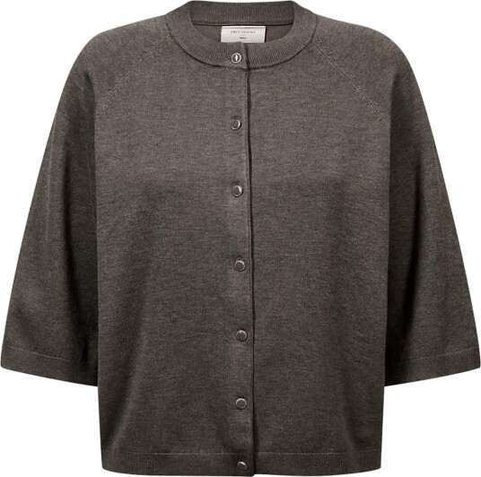 FREE/QUENT Fqkatie Cardigan MOREL MELANGE S FREE/QUENT Fqkatie Cardigan MOREL MELANGE S