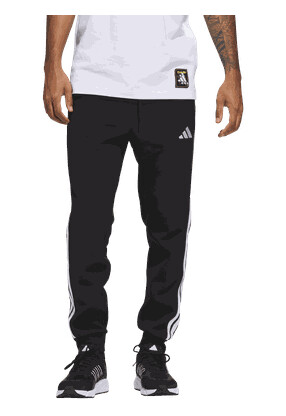 Adidas Essentials 3-Stripes Fleece Joggers joggebukse herre Black S