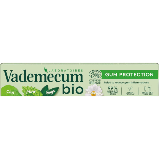 Økologisk Tannpasta VADEMECUM Bio Gum Protection 75 ml