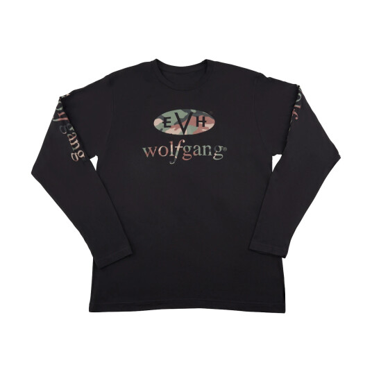 EVH Wolfgang Camo Long Sleeve T-Shirt Black XL