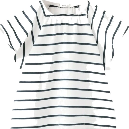 Mango | Striped Cotton T Shirt | 12 18M