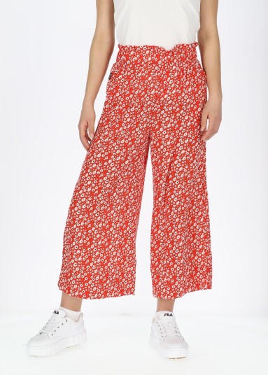 Seaside Sankt Claud Pants Red Flower 46 Strandklær Seaside Sankt Claud Pants Red Flower 46 Strandklær