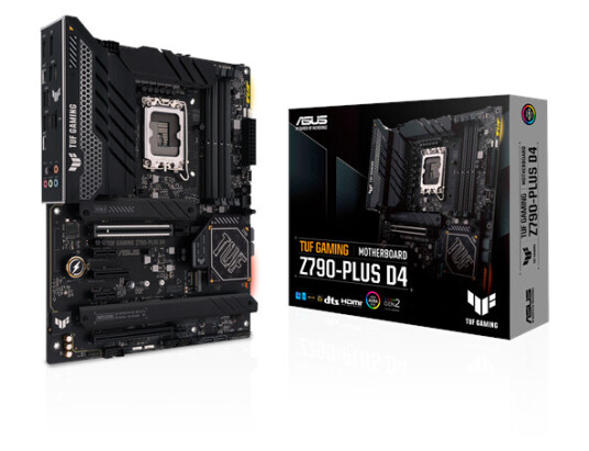 ASUS TUF GAMING Z790-PLUS D4 Hovedkort - Intel Z790 - Intel LGA1700 socket - DDR4 RAM - ATX ASUS TUF GAMING Z790-PLUS D4 Hovedkort - Intel Z790 - Intel LGA1700 socket - DDR4 RAM - ATX