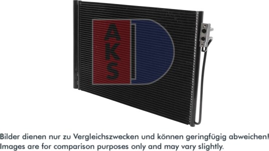 Kondensator, klimaanlegg AKS DASIS 022002N Kondensator, klimaanlegg AKS DASIS 022002N