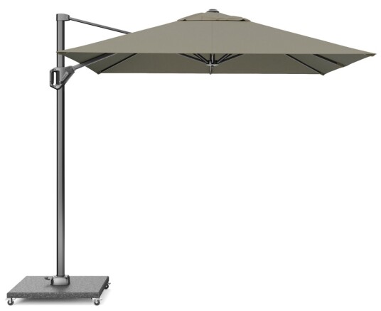 Platinum Voyager T1 parasoll Taupe/grå exkl. parasollfot 2,5 x 2,5 m Natur