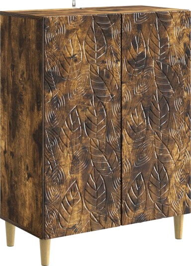 Serviesskap Røkt Eik 66 x 34,5 x 90 cm Konstruert tre