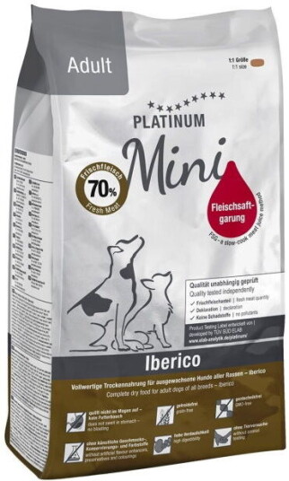 Platinum Mini Adult Iberico & Greens 900 G Platinum Mini Adult Iberico & Greens 900 G