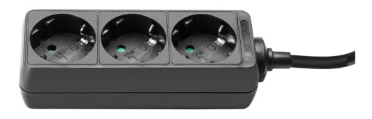 Adam Hall Accessories 8747 X 3 M5 3 Outlet Power Strip 5m Cable Length