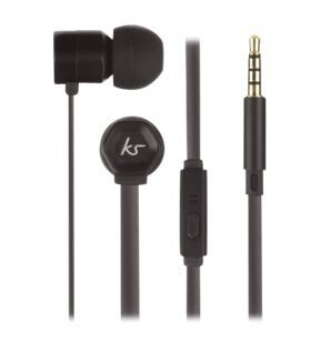 Kitsound - Ørepropper Med Mikrofon - I Øret - Kablet - 3,5 Mm Jakk - Svart Kitsound - Ørepropper Med Mikrofon - I Øret - Kablet - 3,5 Mm Jakk - Svart
