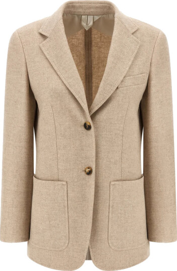 Max Mara Dame Jakker Beige XS, Max Mara Dame Jakker Beige XS,