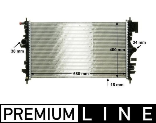 Radiator MAHLE ORIGINAL CR 1099 000P Radiator MAHLE ORIGINAL CR 1099 000P