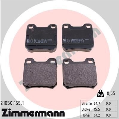 Bremseklosser ZIMMERMANN 21050.155.1 Bremseklosser ZIMMERMANN 21050.155.1