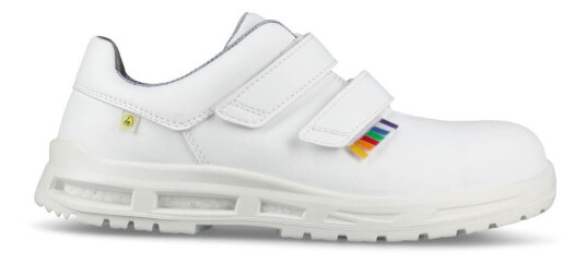 Elten Brayden XXTM White Strap Low Safety Shoes S3 SRC White 1 Par SKI-720531-Hvit Hvit 42