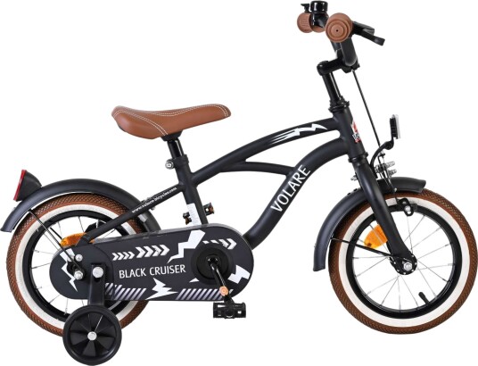 Volare 12" Cruiser Barnesykkel - Svart Volare 12" Cruiser Barnesykkel - Svart
