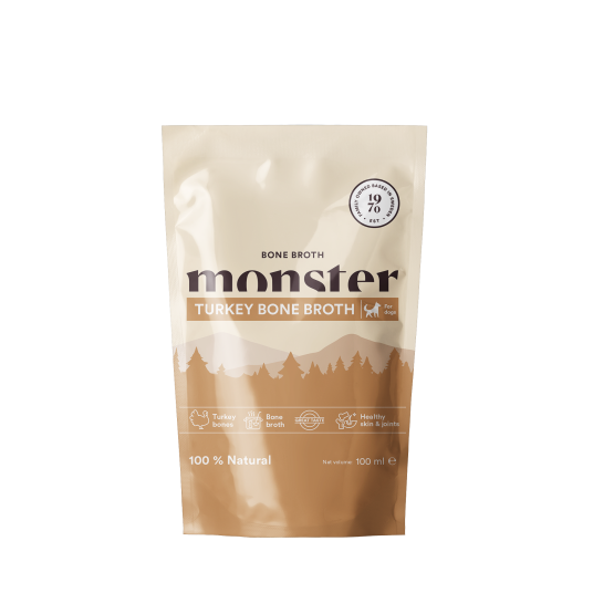 Monster Pet Food Bone Broth med Tyrkisk Kylling 100 ml