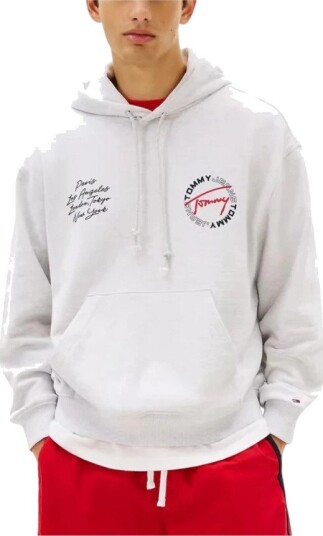 Tommy Jeans Tjm Rlx Dna Play Hoodie White S