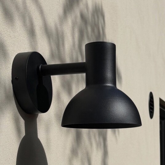 Nubi utendørs LED vegglampe svart IP44 dimbar stål Markslöjd Skandinavisk Rustfritt stål Med en lyskilde Nubi utendørs LED vegglampe svart IP44 dimbar stål Markslöjd Skandinavisk Rustfritt stål Med en lyskilde